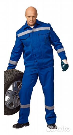 Костюм балтика-1 цв. вас. ТК. смесовая