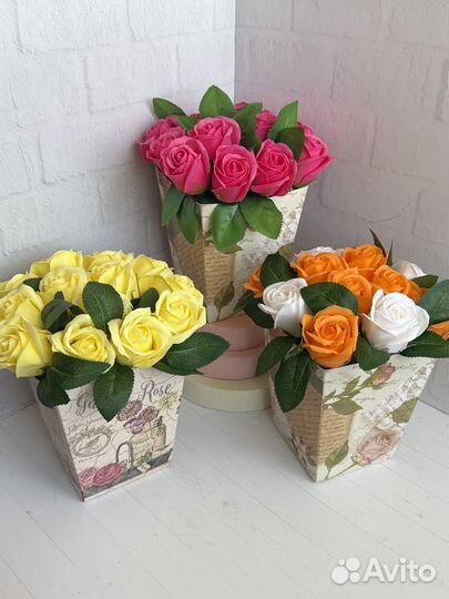 Мыльные букеты