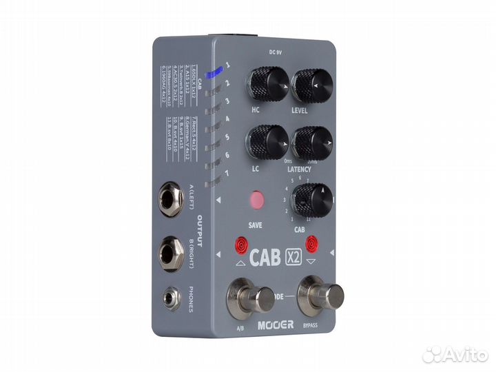 Mooer Cab X2 педаль эффектов