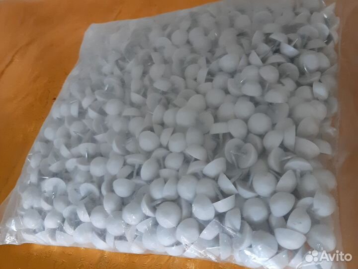 Подпятник-гвоздь белый 1000 штук