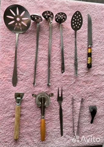 Кухонная утварь СССР шумовки лопатка чапельник