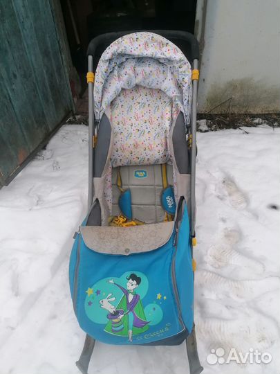 Детские санки на колесах