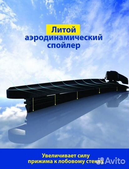 Комплект щёток стеклоочистителя Goodyear Frameless