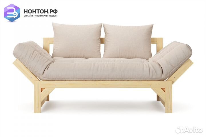 Диван Амбер рогожка Laguna бежевый