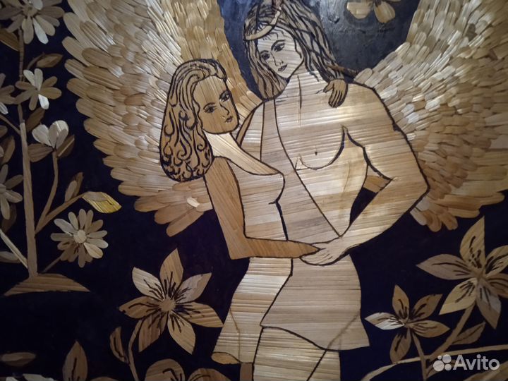 Картина солома 100х80