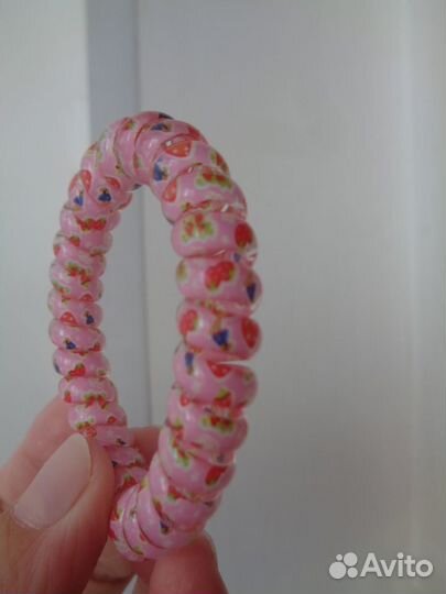 Резинки-пружинки для волос (новые, набор 5 штук)