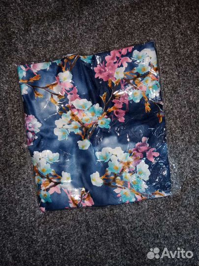 Косынка двухсторонняя теплая новая