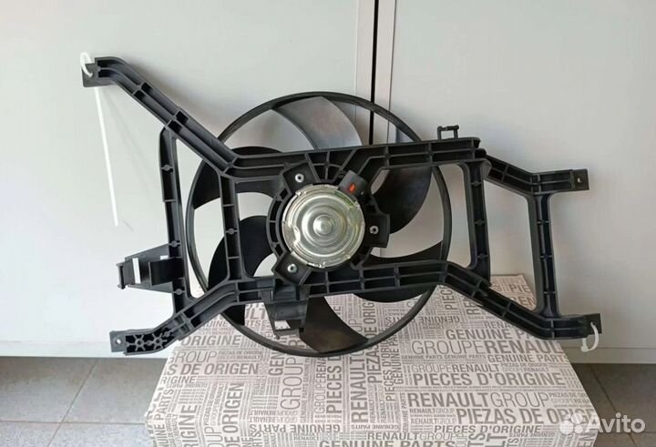 Вентилятор охлаждения Рено Логан Сандеро Ларгус