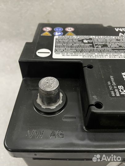 Аккумулятор новый оригинальный VAG 75 Ah