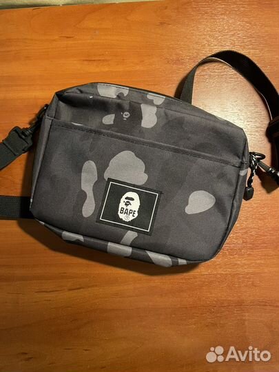 Сумка мужская bape черная