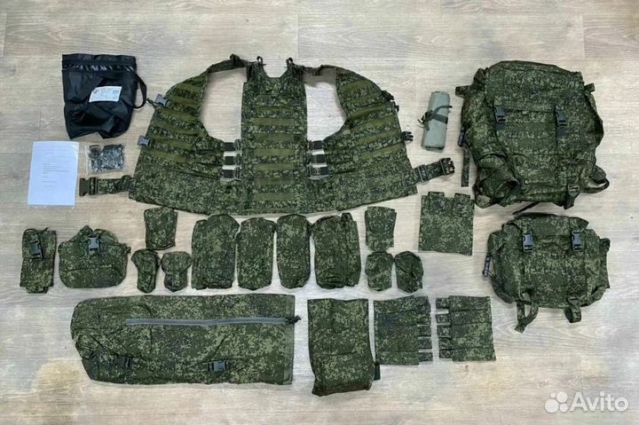 Разгрузка 6ш117 с рюкзаком, принтованный