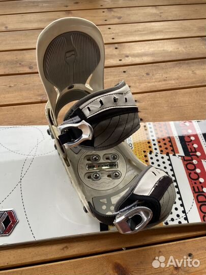 Сноуборд комплект женский ftwo+ride+nidecker