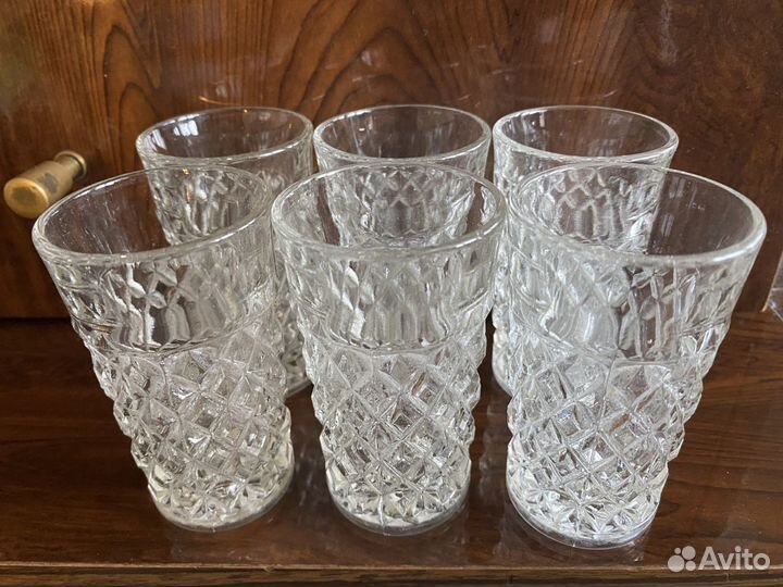 Стопки, рюмки, стаканы коробкой все