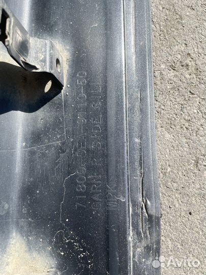 Накладка на порог Honda accord 7 (2003-2008)