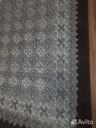 Оренбургский пуховый платок, паутинка, шаль