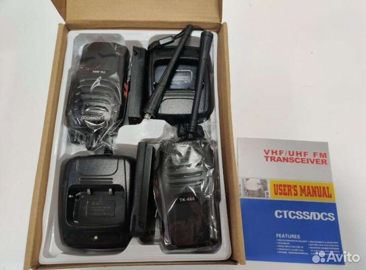 Рация Kenwood TK-666. 2шт. Новые