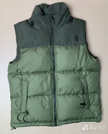 The north face жилетка пух