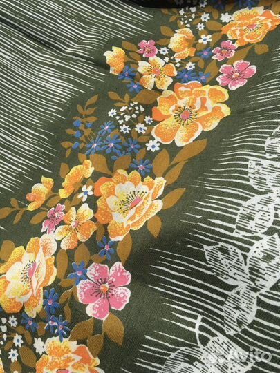 Ткань штапель СССР плательная