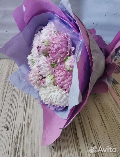 Сладкие букеты из зефирных цветов