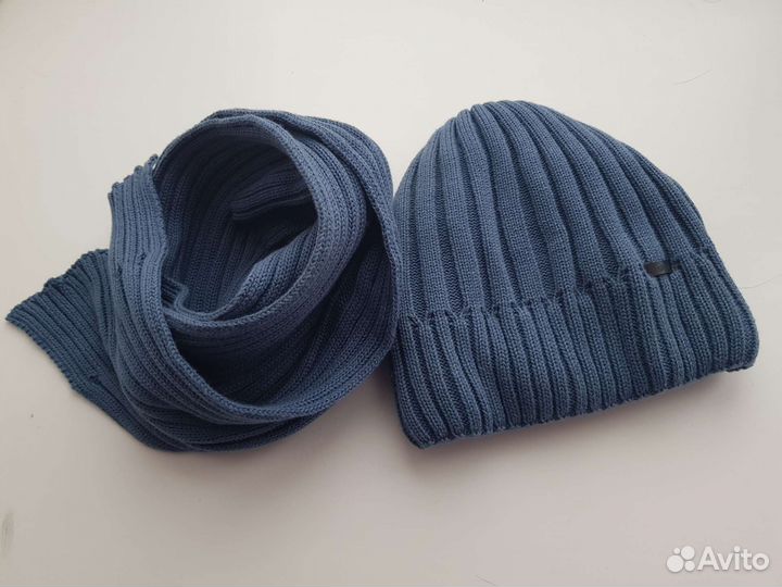 Комплект шапка и шарф для мальчика