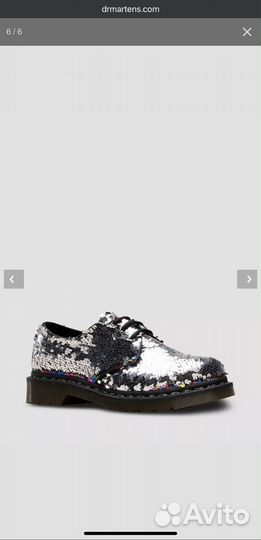 Ботинки Dr. Martens 1461 Sequin Reversible