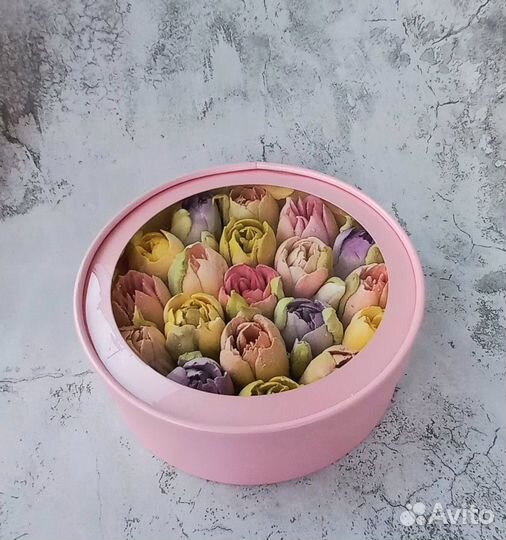 Букет из зефира в коробке