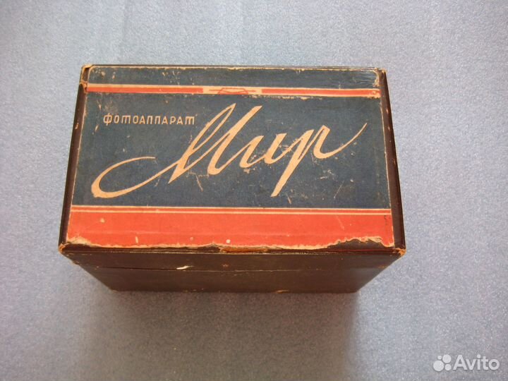 Коробка фотоаппарат Мир