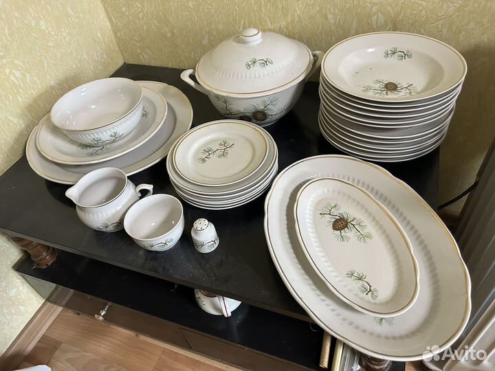 Сервиз столовый керамика