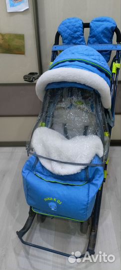 Санки коляска nika 7