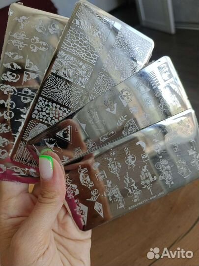 Пластины для стемпинга 4шт