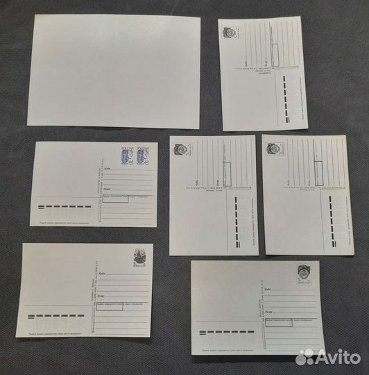Открытки СССР чистые