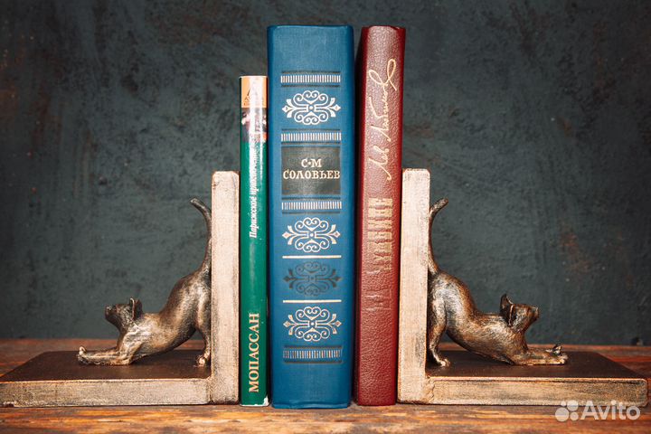 Держатель для книг Кот