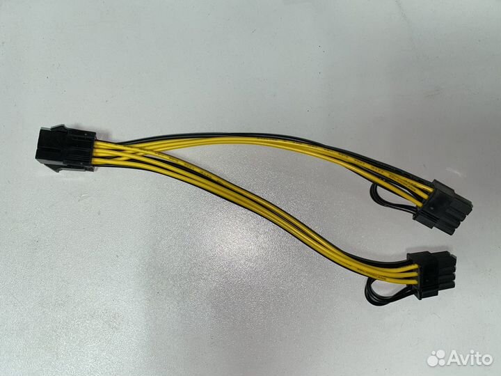 Разветвитель 6 pin PCI-e на 2 x 6+2 pin