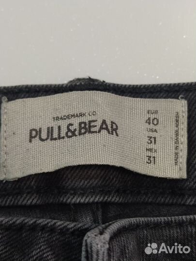 Шорты джинсовые мужские pull and bear