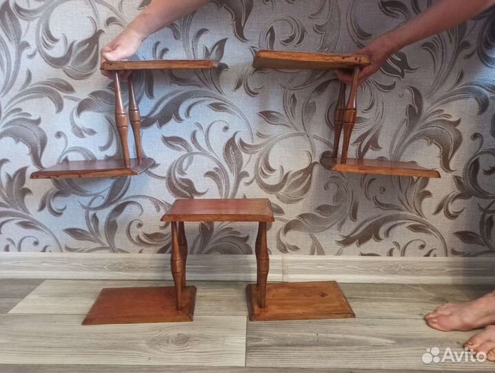 Полки настенные в стиле 50-х