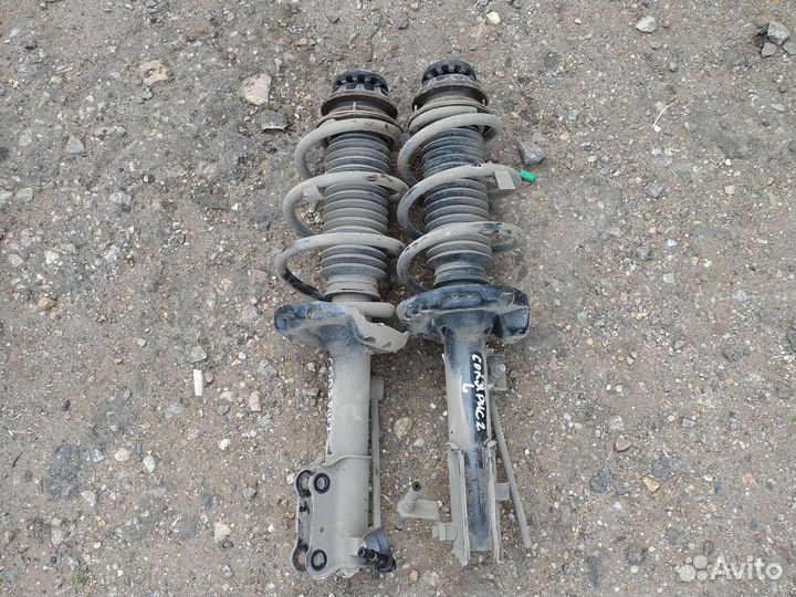 Передние стойки hyundai solaris 2