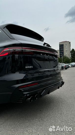 Диффузор губа насадки пороги на geely monjaro