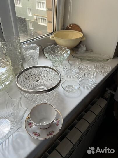 Посуда СССР советский хрусталь