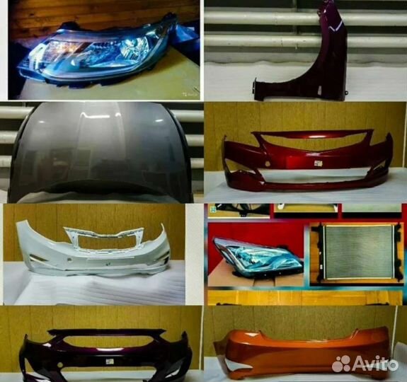 Бампер kia rio