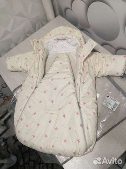 Зимний конверт для девочки