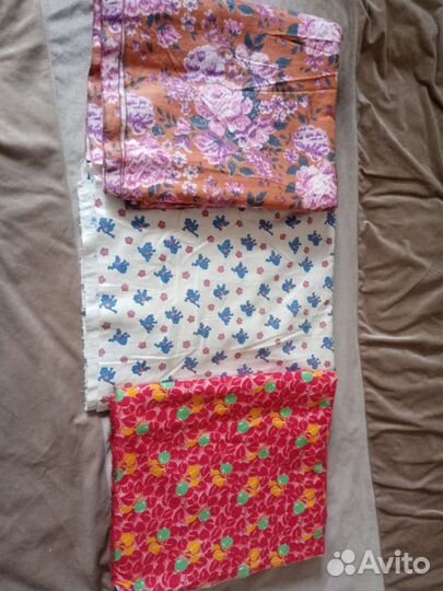 Ткань новая фланель, шелк ссср,тесьма