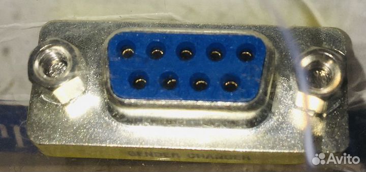 Компьютерный разъем db-9 «мама/мама» 9pin