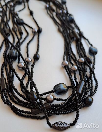 Бусы колье длинные