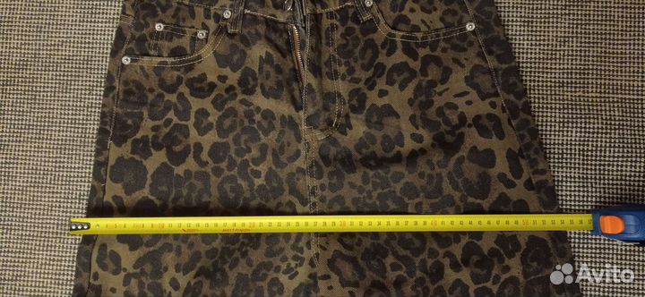 Брюки из джинсовой ткани