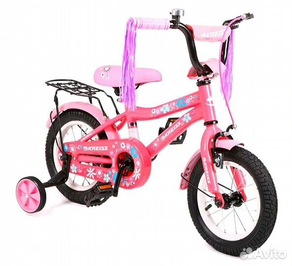 Новый велосипед для девочки