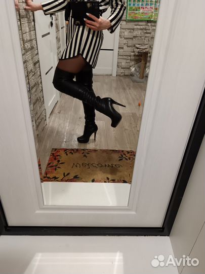 Ботфорты на каблуке 37