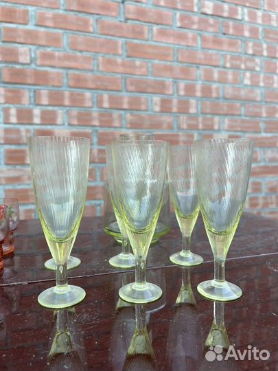 Бокалы фужеры рюмки стаканы СССР