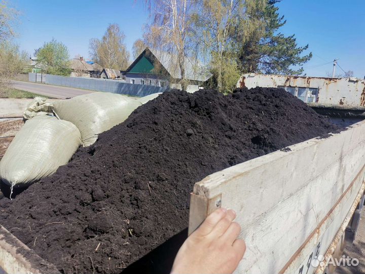 Конский перегной навоз, чернозем, с доставкой