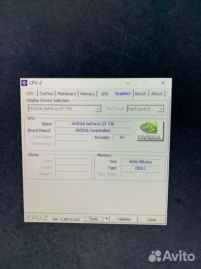 Видеокарта gt 730 4gb