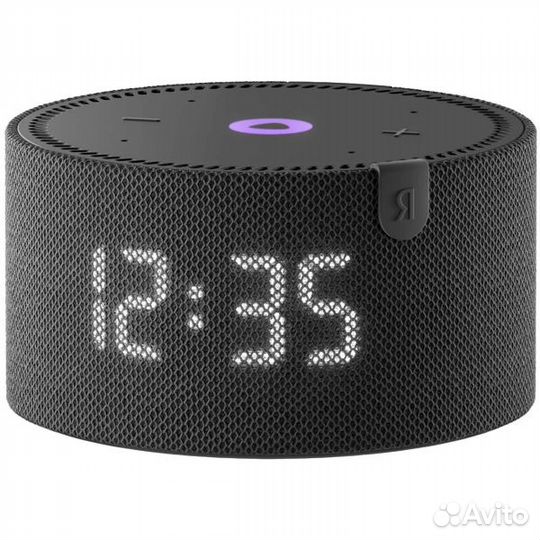 Умная колонка Яндекс.Станция Мини 2 Black с часами